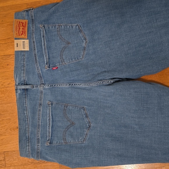 LEVI'S BRAND SIGNATURE WOMENS PLUS SIZE BLUE JEANS CLASSIC STRAIGHT FIT SIZE 22W - Picture 15 of 16
